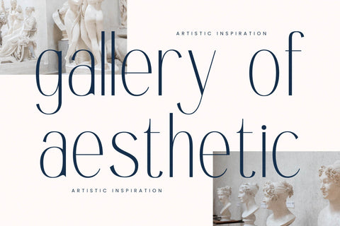 Authentic Megarilo - Modern Sans Serif Font Letterena Studios 