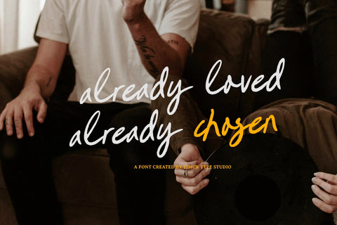 Authentic Strokes - Marker Handwritten Script Font Font Timur type 