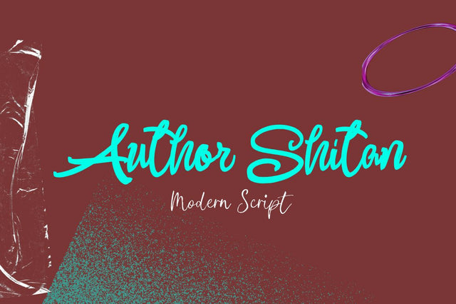Author Shitan Font gatype 