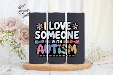 Autism Awareness 20oz Tumbler Sublimation sassyprint 
