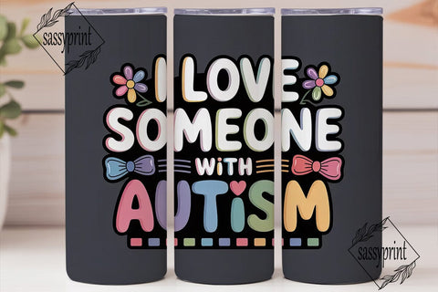 Autism Awareness 20oz Tumbler Sublimation sassyprint 