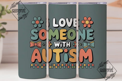 Autism Awareness 20oz Tumbler Sublimation sassyprint 