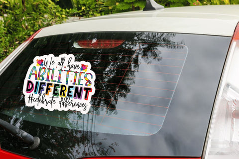 Autism Awareness Sticker Bundle Sublimation Regulrcrative 