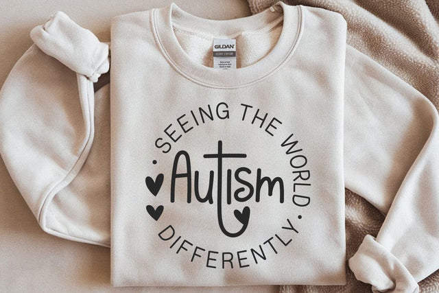 Autism Awareness SVG, Autism Seeing The World Differently SVG, Autism Quotes Sayings SVG, Autism Gift Shirt SVG DesignDestine 