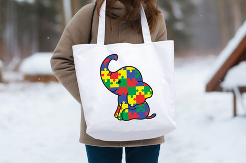 Autism Elephant vector SVG design SVG Designangry 