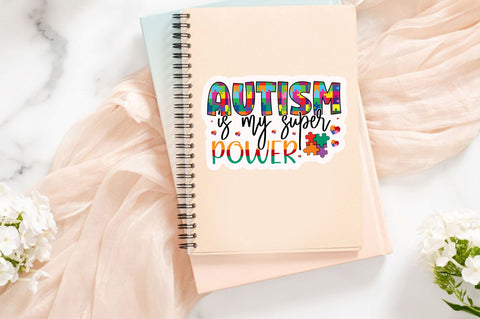 Autism is my Sticker Design Sublimation Regulrcrative 