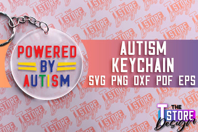Autism Keychain Design | Autism Quotes SVG | Autism Awareness SVG SVG The T Store Design 