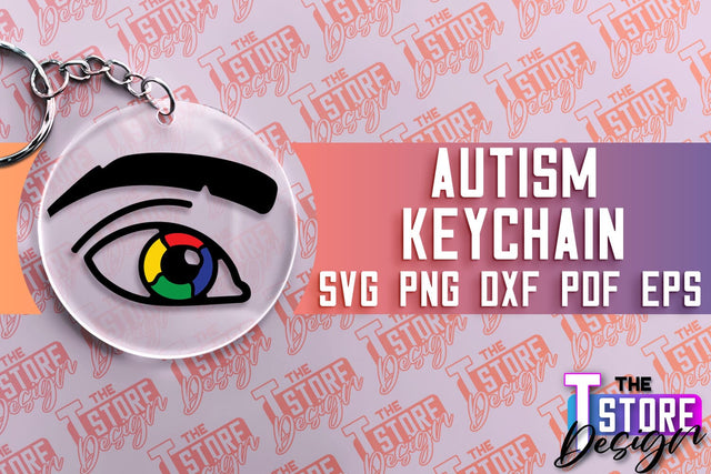 Autism Keychain Design | Autism Quotes SVG | Autism Awareness SVG SVG The T Store Design 