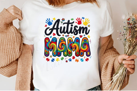 Autism Mama Png Sublimation designmaster24 