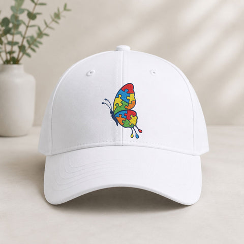 Autism Puzzle Butterfly Machine Embroidery Design – Colorful Awareness Embroidery File Embroidery/Applique DESIGNS PatternFeed8 