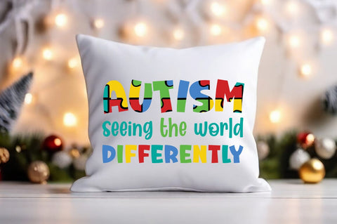 Autism seeing the world differently SVG Design SVG Designangry 