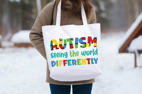 Autism seeing the world differently SVG Design SVG Designangry 