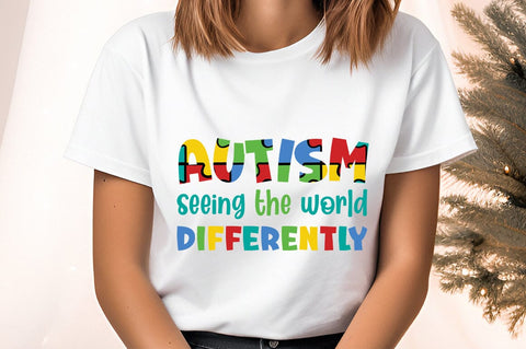 Autism seeing the world differently SVG Design SVG Designangry 