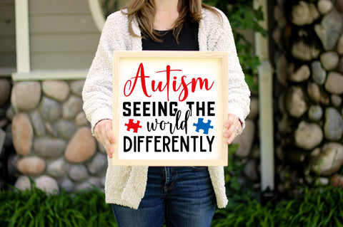 Autism seeing the world differently svg design SVG Regulrcrative 