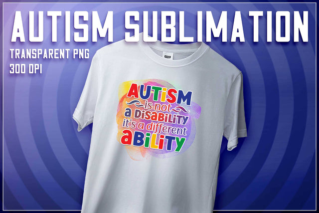 Autism Sublimation | T-Shirt Design | Autism Awareness | PNG File Sublimation The T Store Design 
