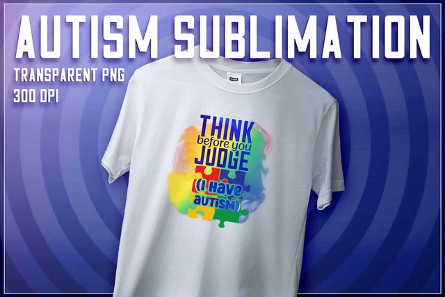 Autism Sublimation | T-Shirt Design | Autism Awareness | PNG File Sublimation The T Store Design 