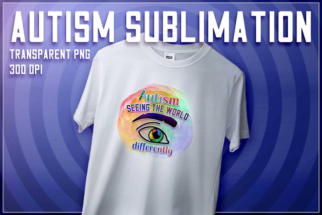 Autism Sublimation | T-Shirt Design | Autism Awareness | PNG File Sublimation The T Store Design 