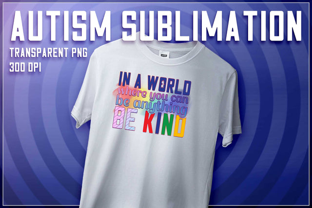 Autism Sublimation | T-Shirt Design | Autism Awareness | PNG File Sublimation The T Store Design 
