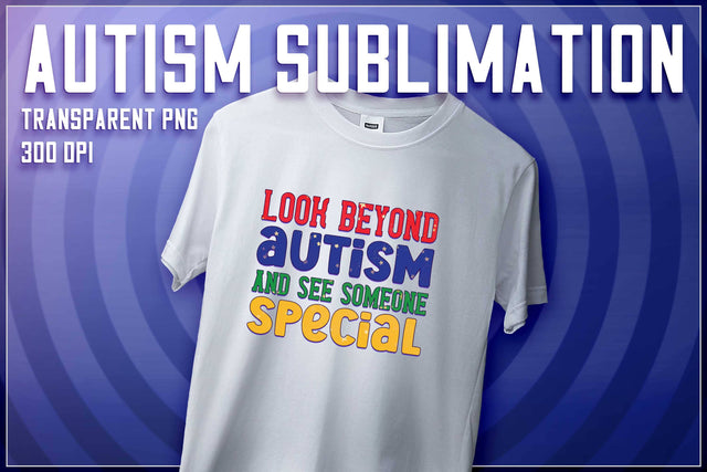 Autism Sublimation | T-Shirt Design | Autism Awareness | PNG File Sublimation The T Store Design 