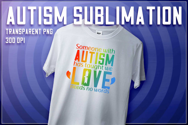 Autism Sublimation | T-Shirt Design | Autism Awareness | PNG File Sublimation The T Store Design 