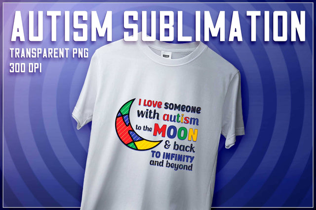 Autism Sublimation | T-Shirt Design | Autism Awareness | PNG File Sublimation The T Store Design 