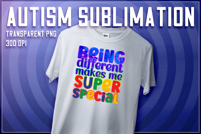 Autism Sublimation | T-Shirt Design | Autism Awareness | PNG File Sublimation The T Store Design 