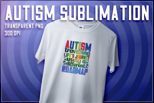 Autism Sublimation | T-Shirt Design | Autism Awareness | PNG File Sublimation The T Store Design 