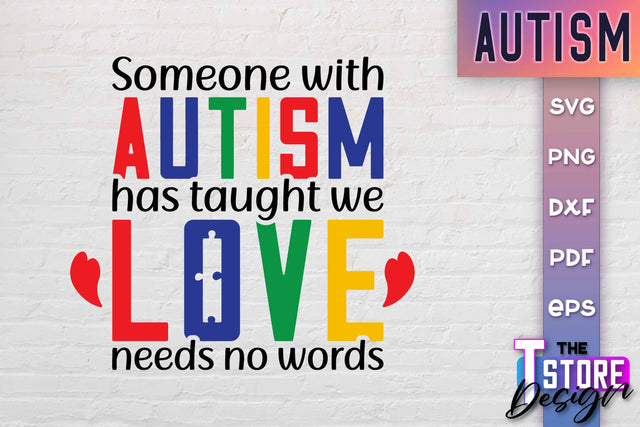 Autism SVG | Autism Awareness SVG | Autism Quotes | Autism Awareness SVG The T Store Design 