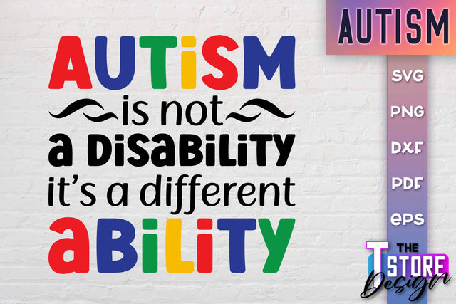 Autism SVG | Autism Awareness SVG | Autism Quotes | Autism Awareness SVG The T Store Design 