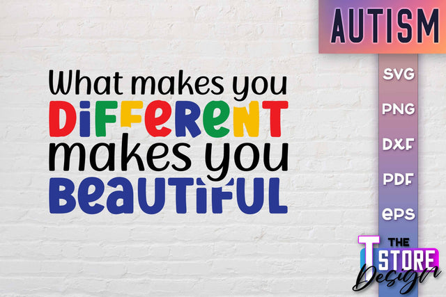 Autism SVG | Autism Awareness SVG | Autism Quotes | Autism Awareness SVG The T Store Design 