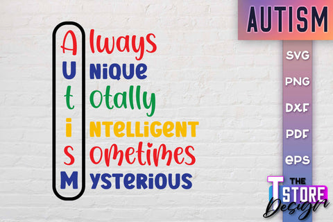 Autism SVG | Autism Awareness SVG | Autism Quotes | Autism Awareness SVG The T Store Design 