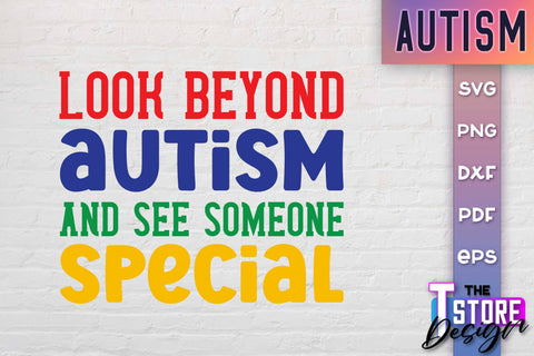 Autism SVG | Autism Awareness SVG | Autism Quotes | Autism Awareness SVG The T Store Design 