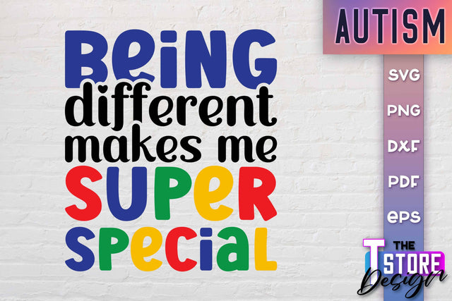 Autism SVG | Autism Awareness SVG | Autism Quotes | Autism Awareness SVG The T Store Design 