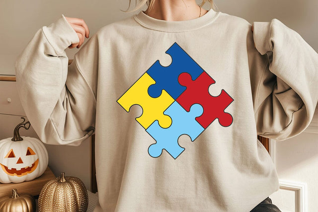 Autism svg, Autism Puzzle SVG SVG DesignDestine 