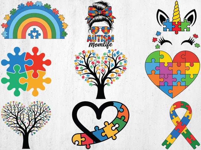 Autism Svg Bundle, Austism Awareness Svg, Autism Symbol Svg SVG Creativeart88 