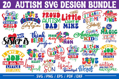 Autism SVG Bundle Digital Pattern orpitasn 