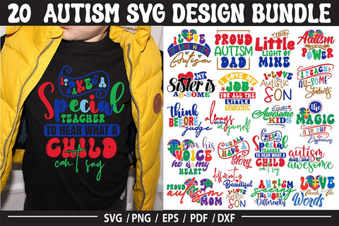 Autism SVG Bundle Digital Pattern orpitasn 