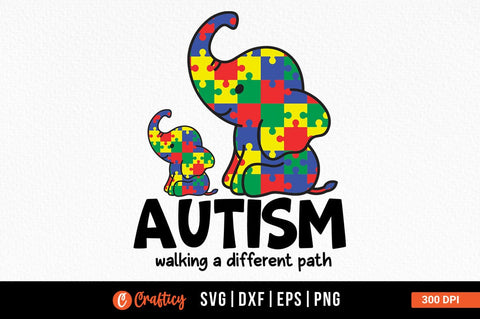 Autism walking a different path SVG Design SVG Designangry 