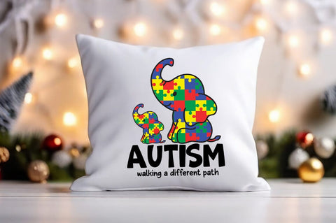 Autism walking a different path SVG Design SVG Designangry 