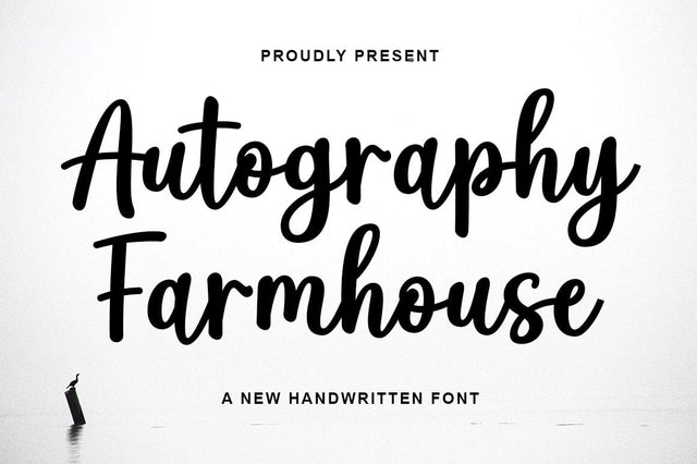 Autography Farmhouse Font Rotterlab studio 