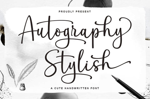 Autography Stylish Font Rotterlab studio 