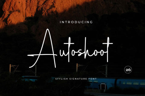 Autoshoot Font LetterdayStudio 