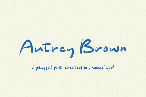 Autrey Brown Font Heinzel Studio 