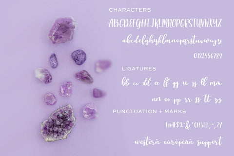 Auttie Script Font with Heart Swashes Font Beck McCormick 