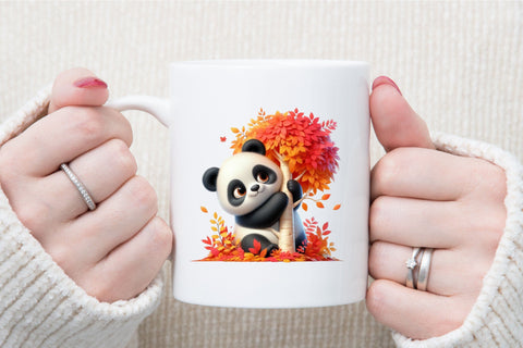 Autumn Animal Clipart, Fall Clipart Sublimation designartist 