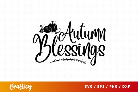 Autumn blessings SVG Design SVG Designangry 