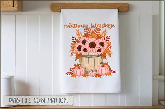Autumn blessings Towel PNG Sublimation Shetara Begum 