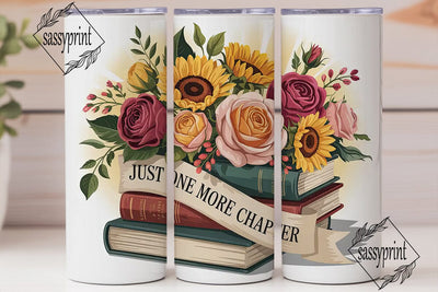 Autumn Book Lover Tumbler Wrap Sublimation sassyprint 
