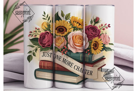 Autumn Book Lover Tumbler Wrap Sublimation sassyprint 