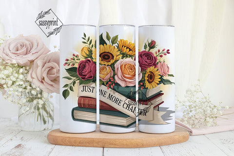 Autumn Book Lover Tumbler Wrap Sublimation sassyprint 